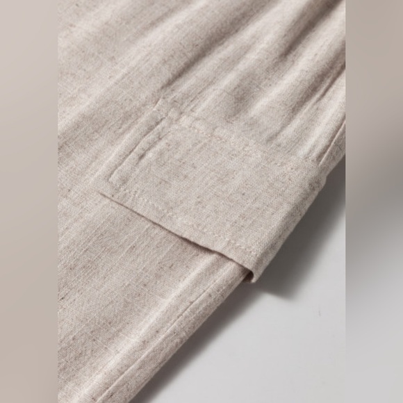 Maeve boho linen drawstring cargo pants - Picture 6 of 9